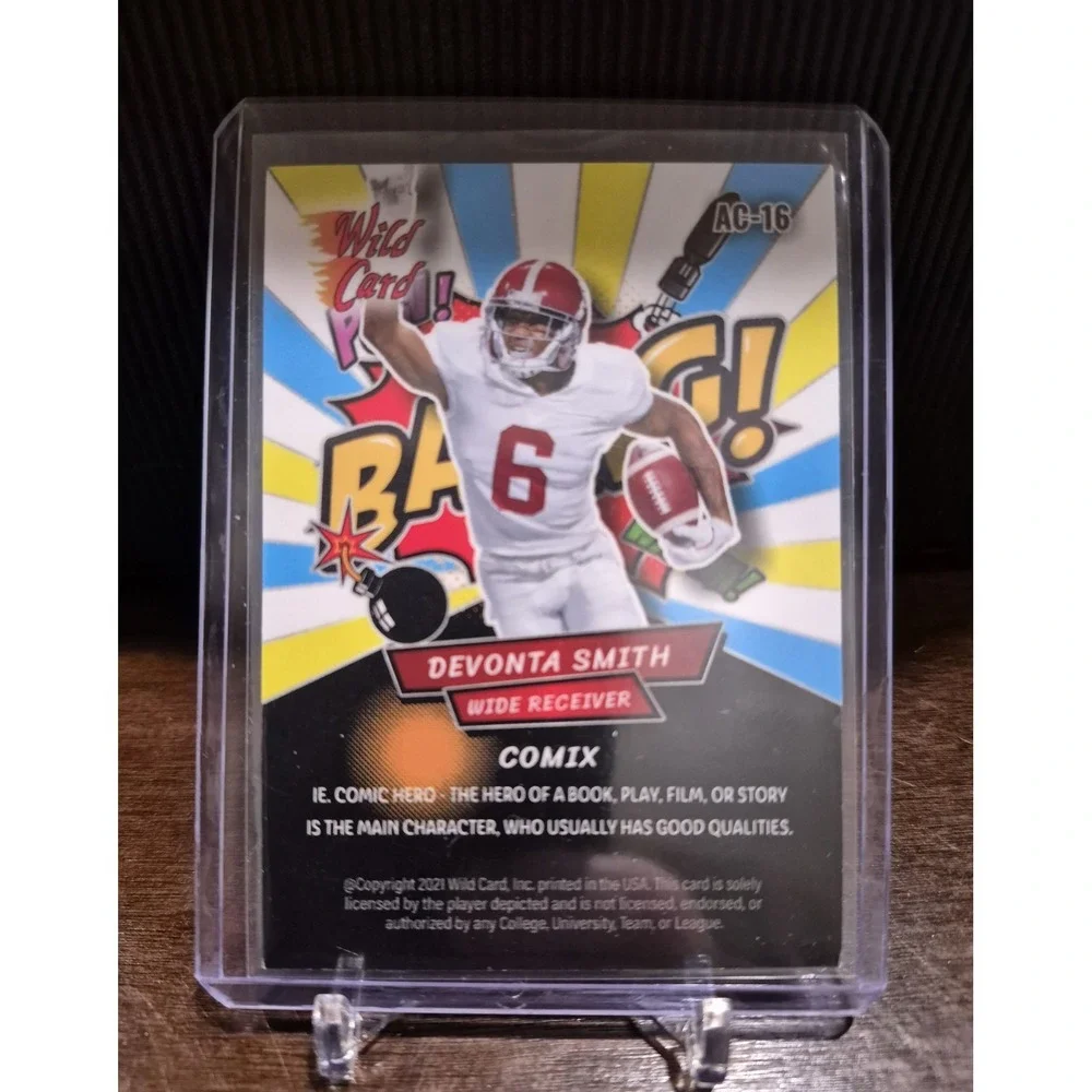 2021 Wild Card Comix Devonta Smith #AC-16 BANG! Alabama Crimson Tide Eagles